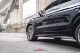 Porsche Cayenne 9Y0 9Y3 2018-ON with Aftermarket Parts - Side Skirts Pre-preg Carbon Fiber from TAKD Carbon